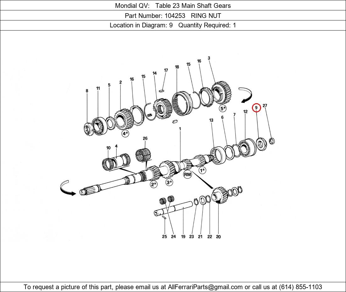 Ferrari Part 104253