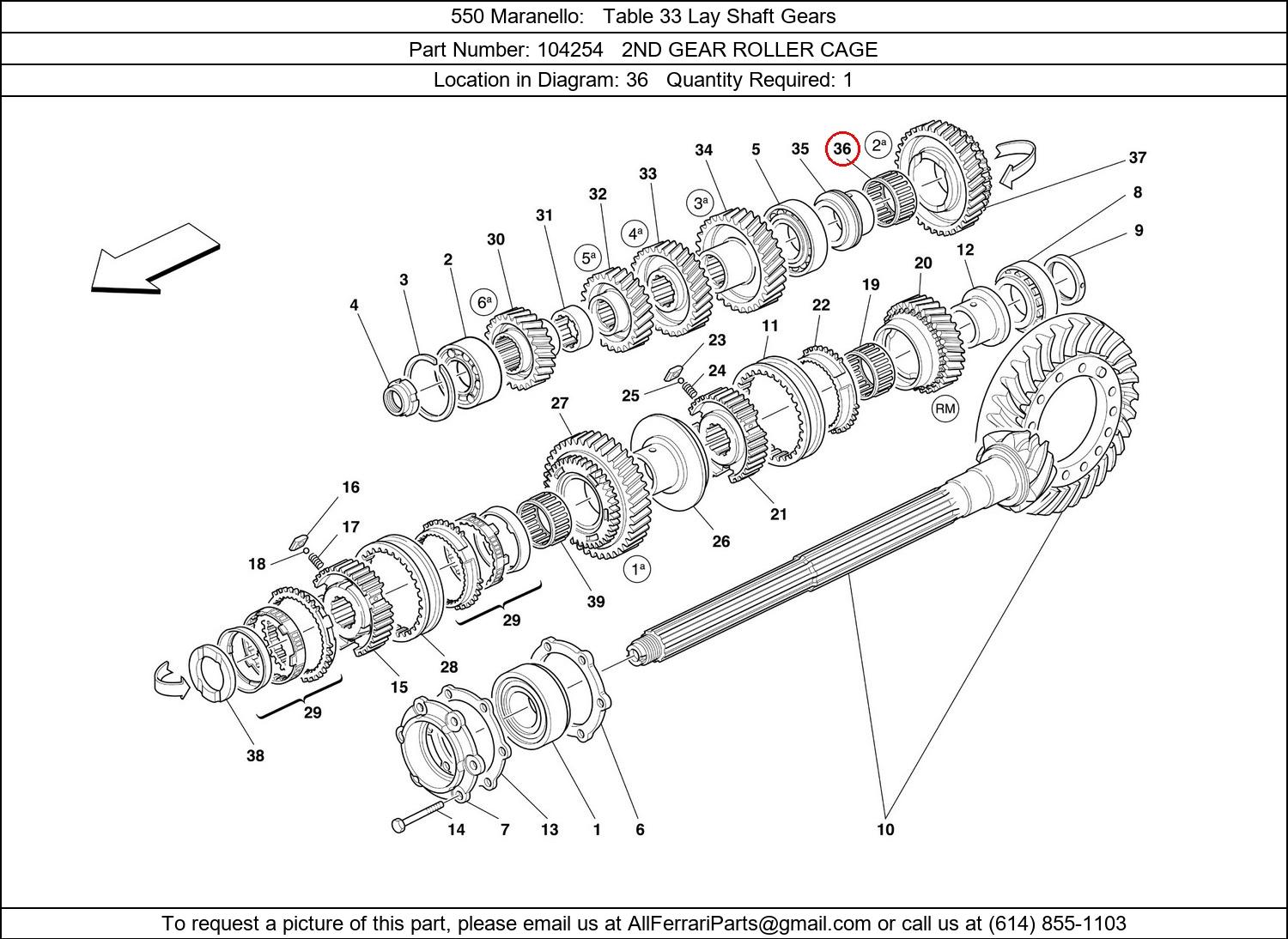 Ferrari Part 104254