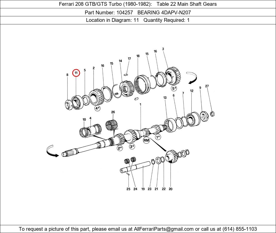 Ferrari Part 104257