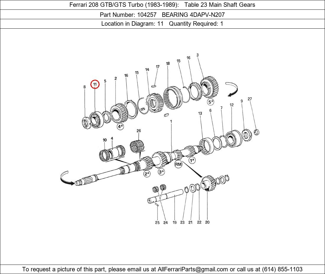 Ferrari Part 104257