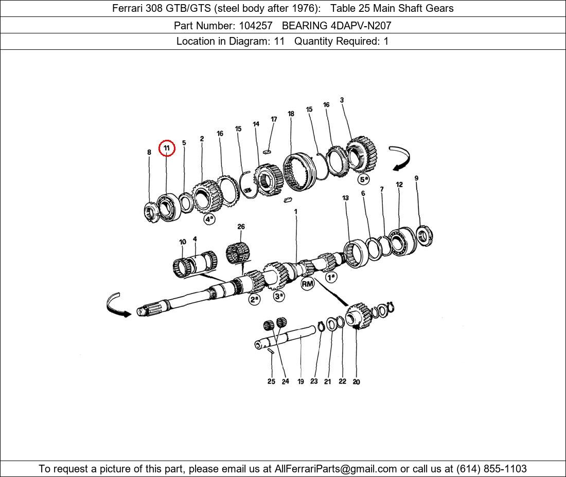 Ferrari Part 104257