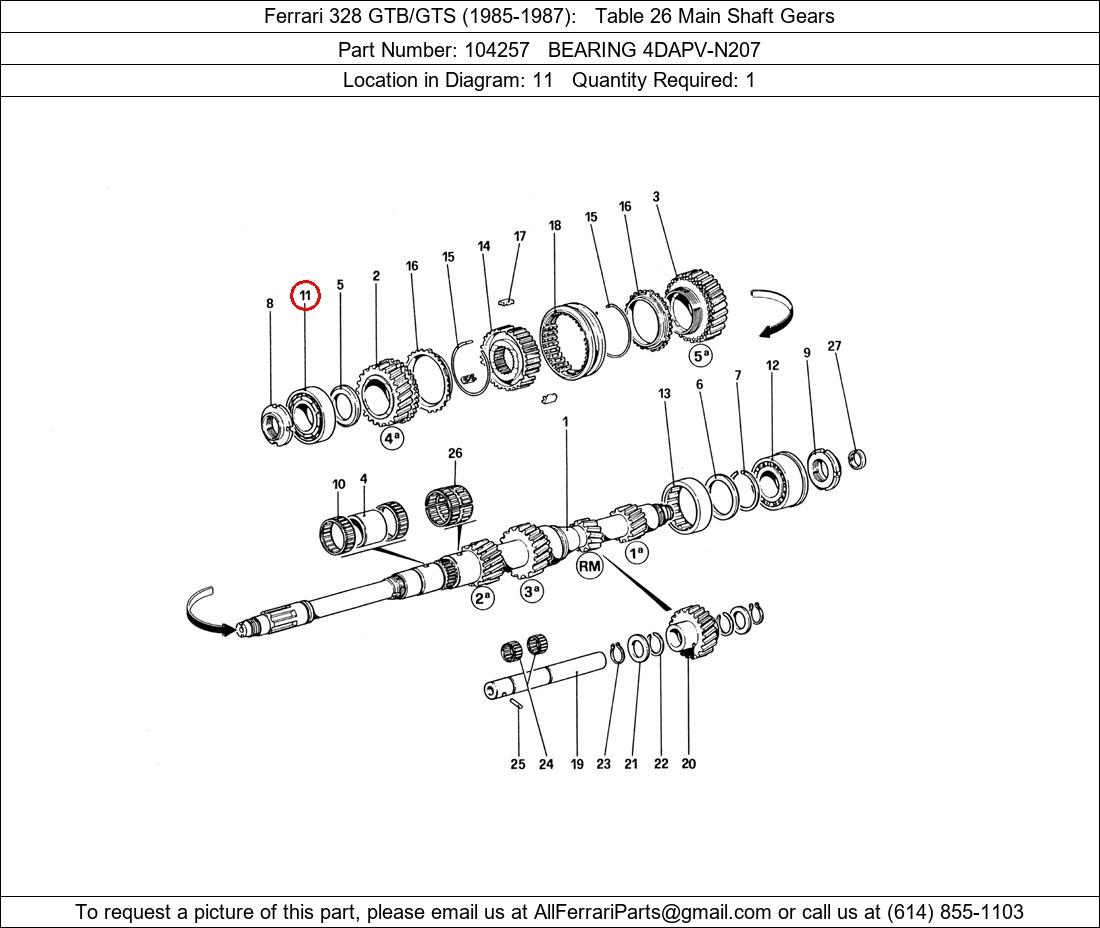 Ferrari Part 104257