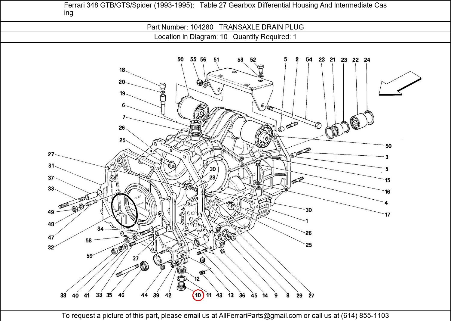 Ferrari Part 104280