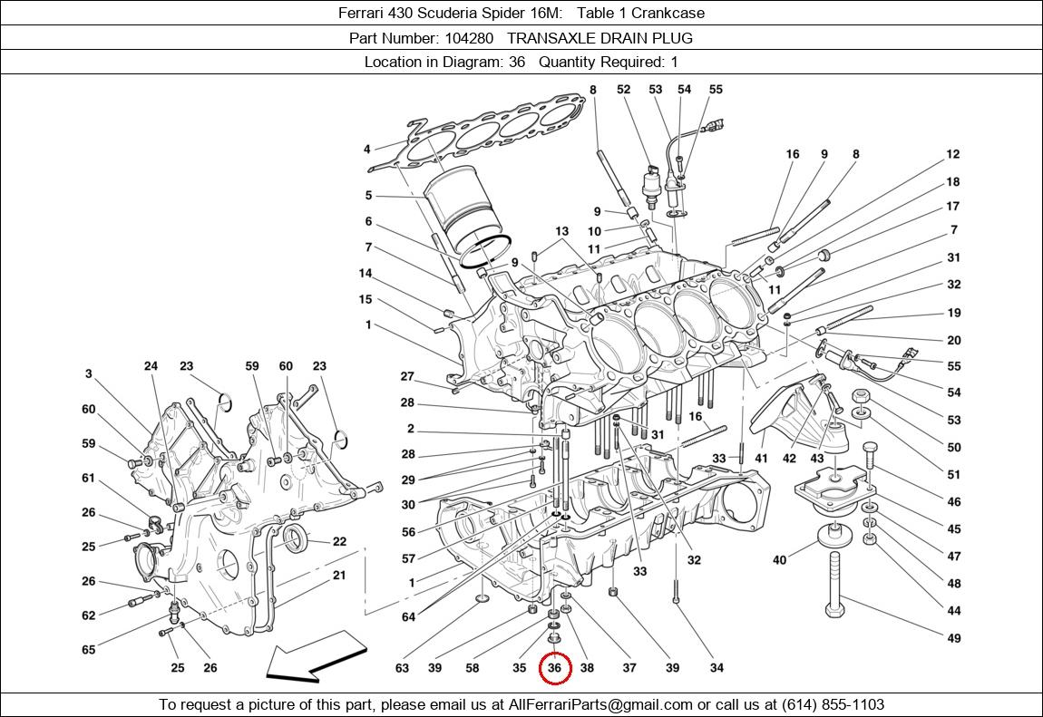 Ferrari Part 104280