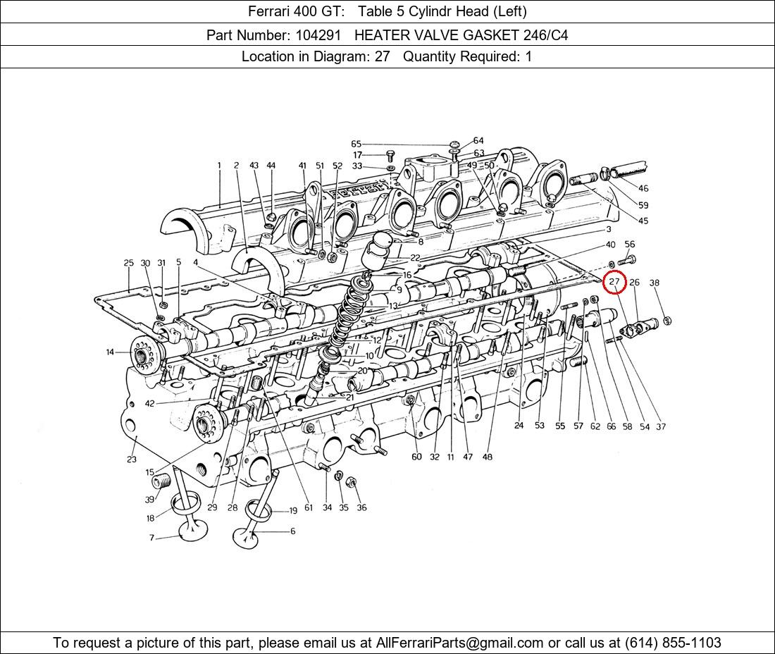 Ferrari Part 104291