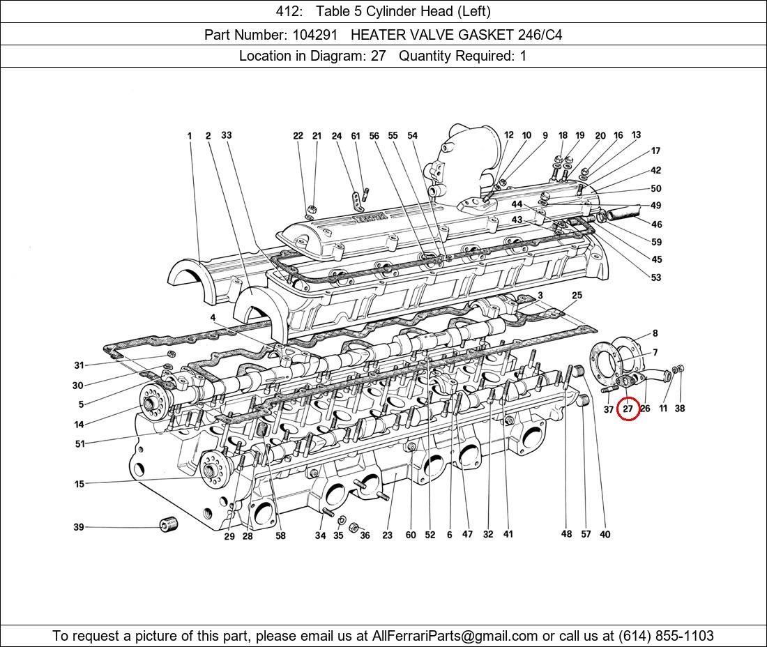 Ferrari Part 104291