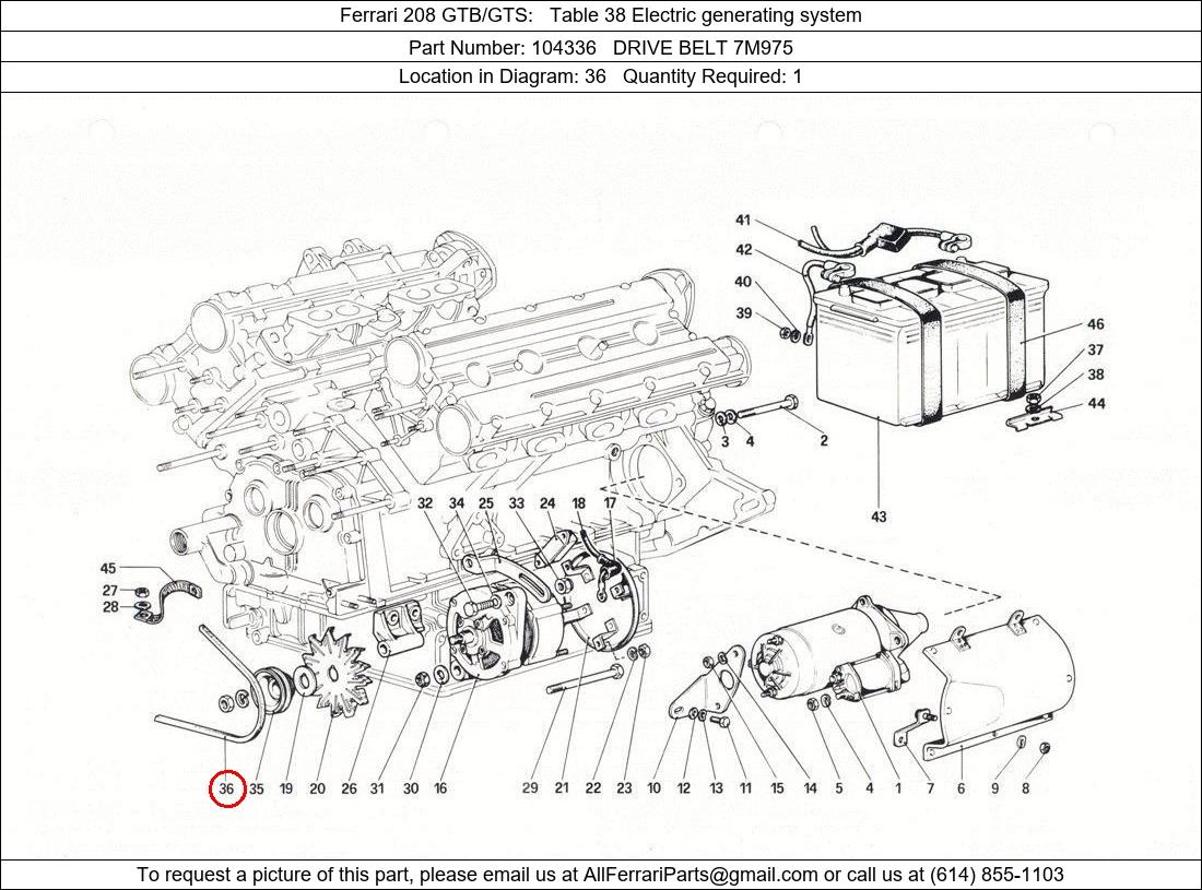 Ferrari Part 104336