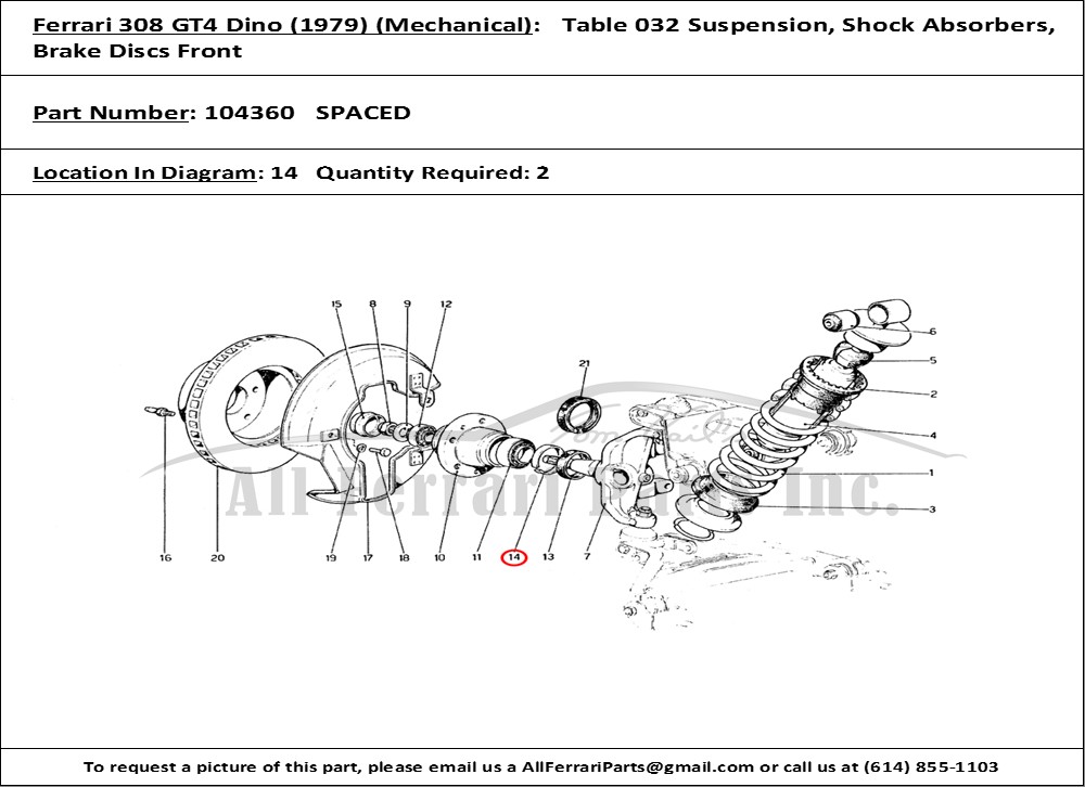 Ferrari Part 104360