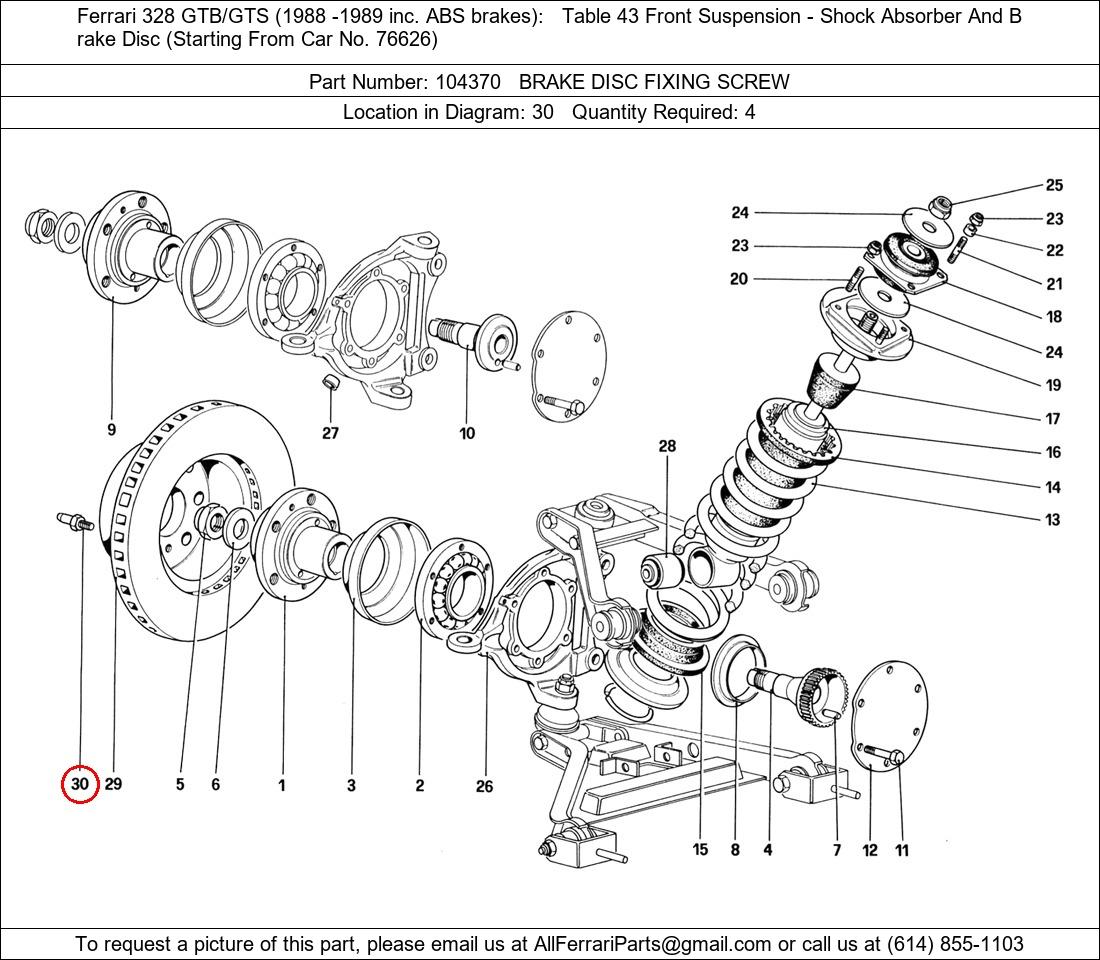 Ferrari Part 104370