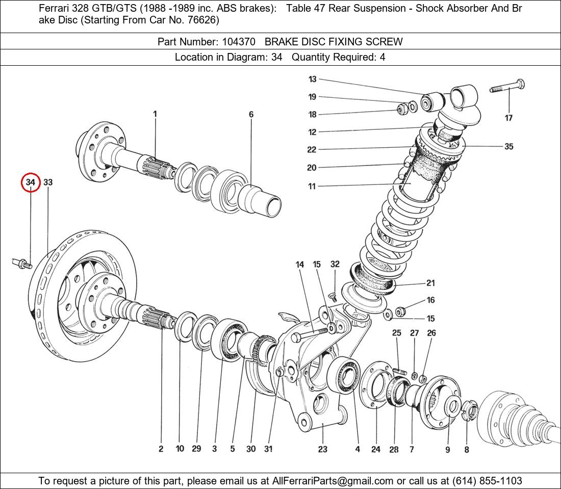 Ferrari Part 104370