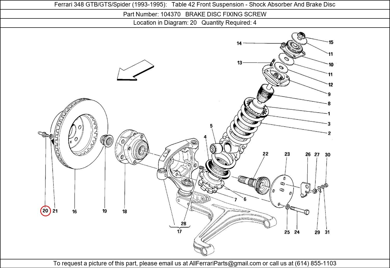 Ferrari Part 104370