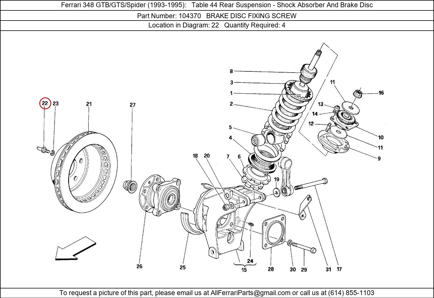 Ferrari Part 104370