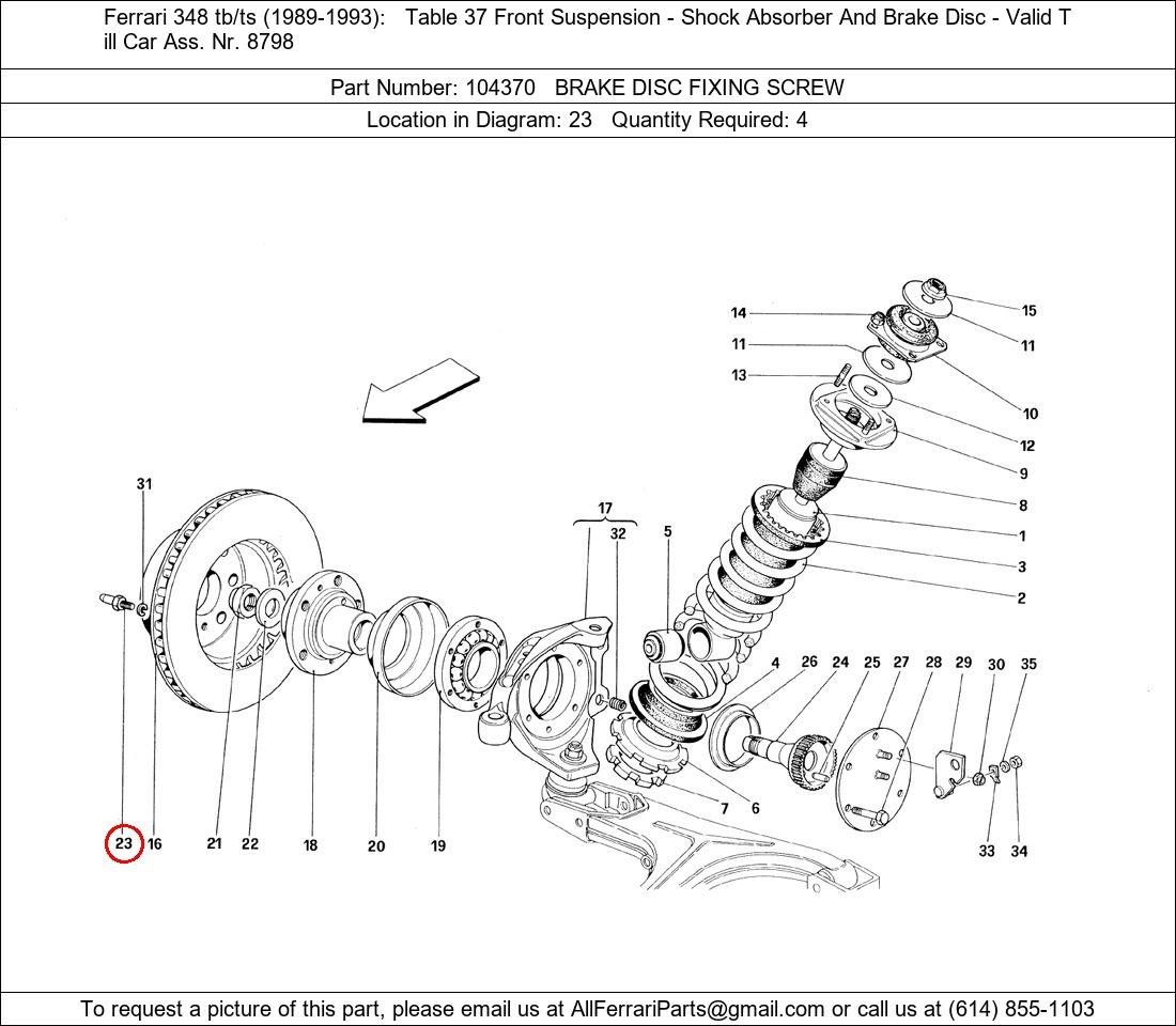 Ferrari Part 104370