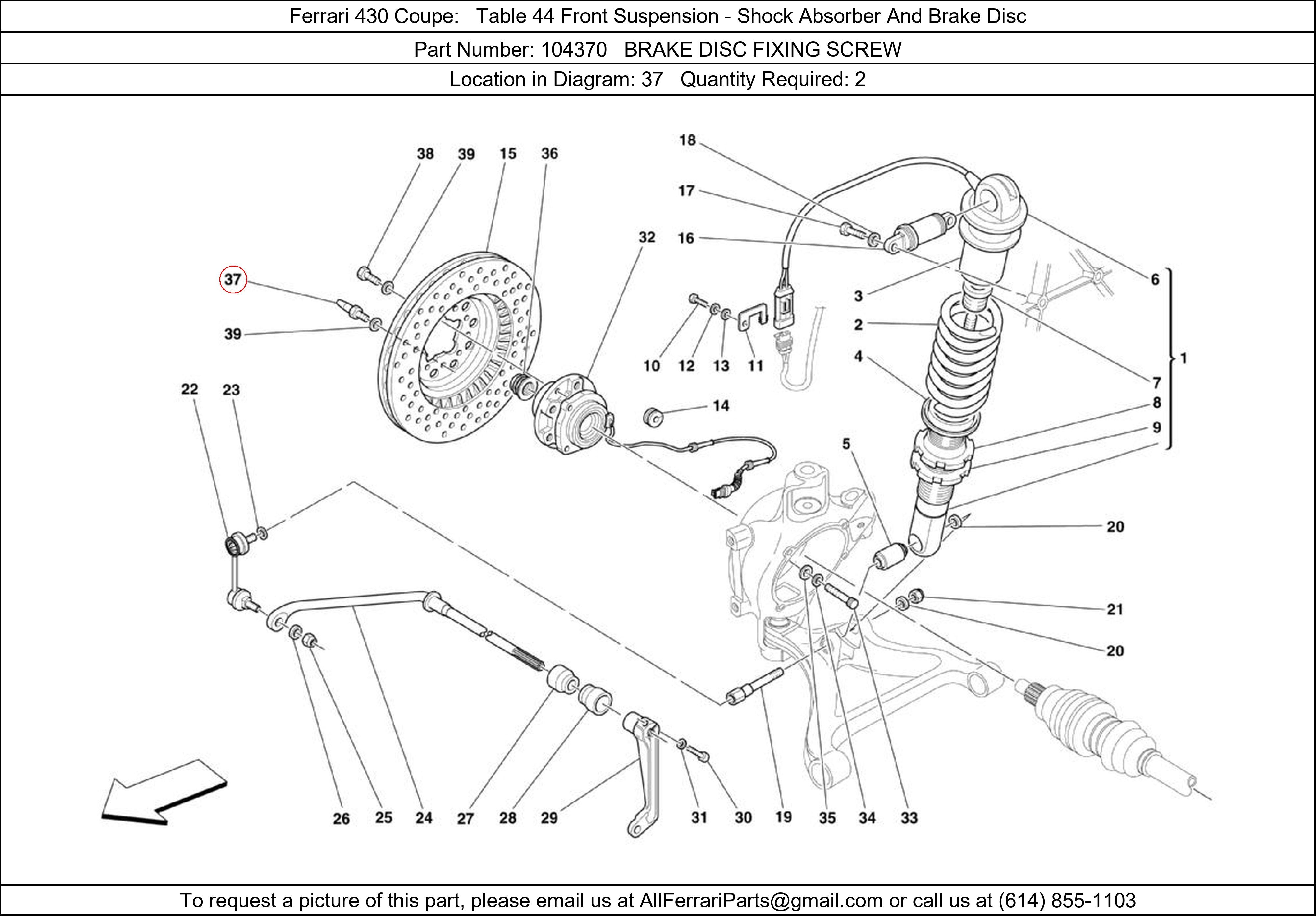 Ferrari Part 104370