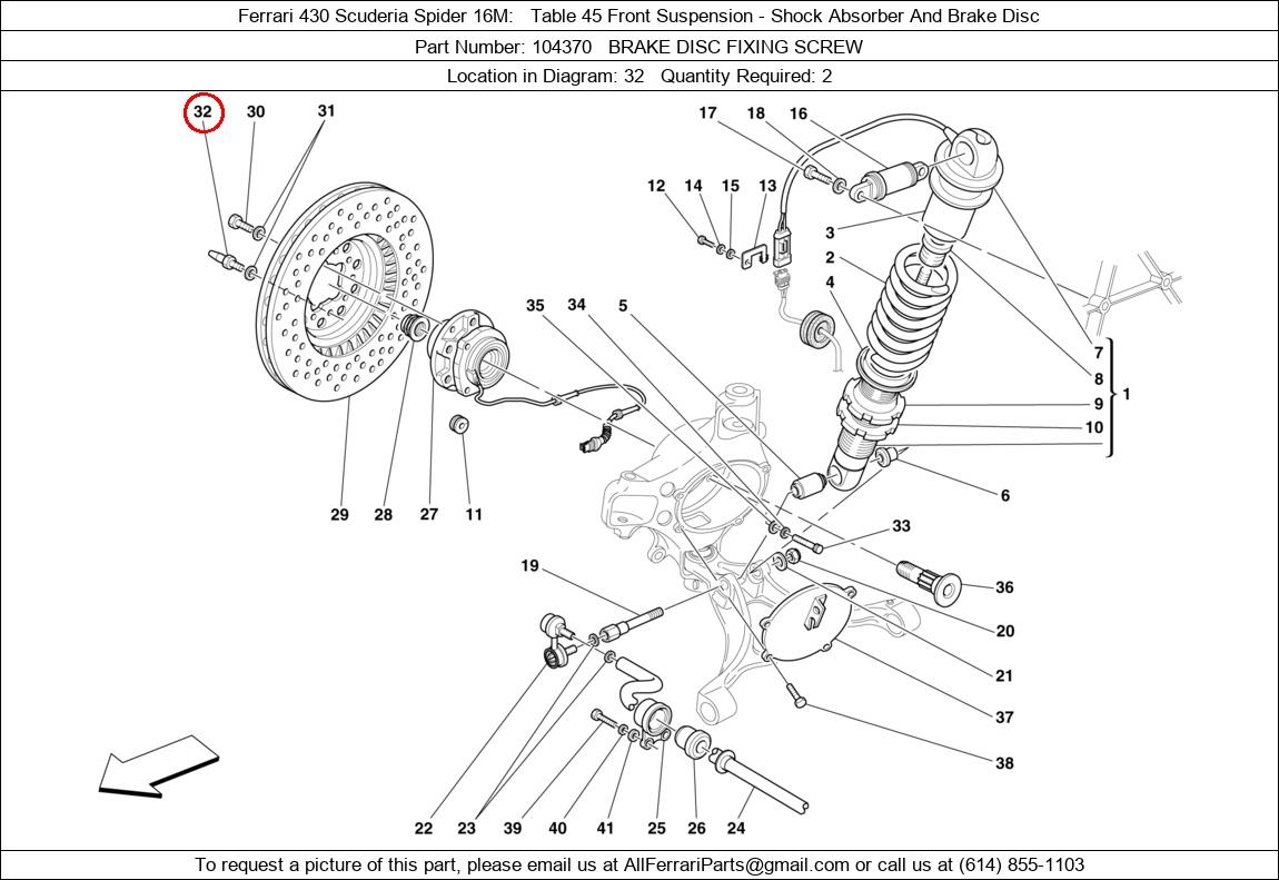 Ferrari Part 104370