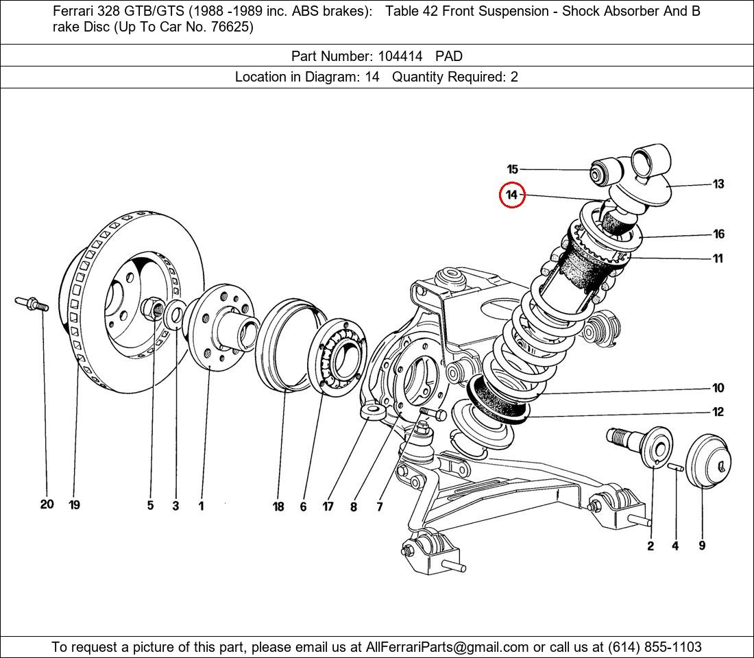 Ferrari Part 104414