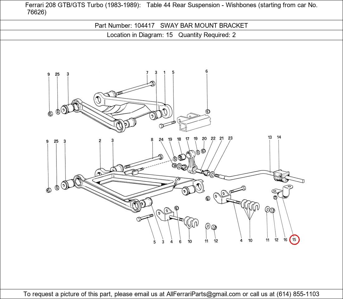 Ferrari Part 104417