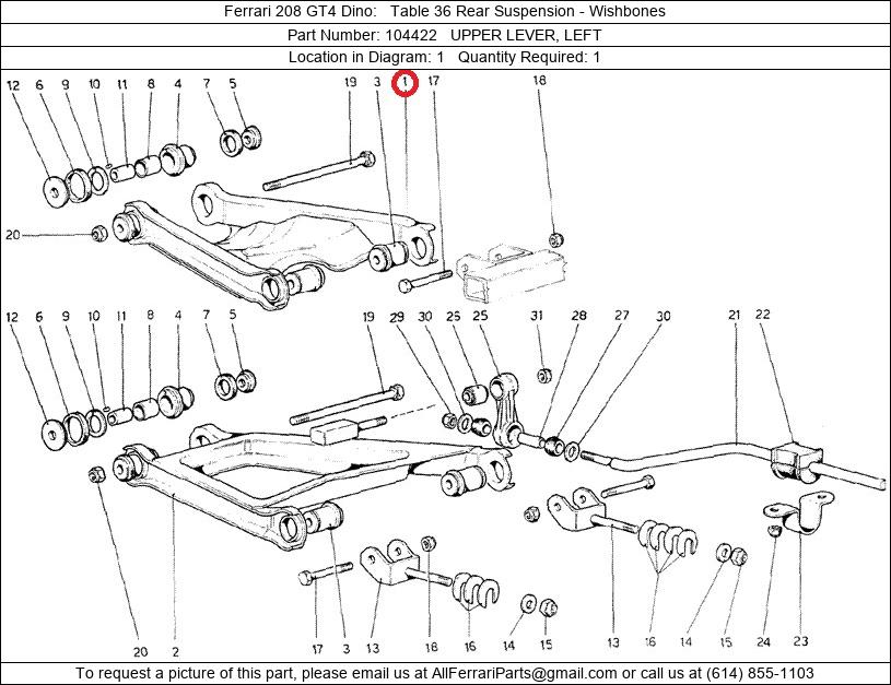 Ferrari Part 104422