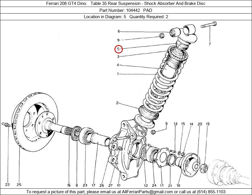 Ferrari Part 104442