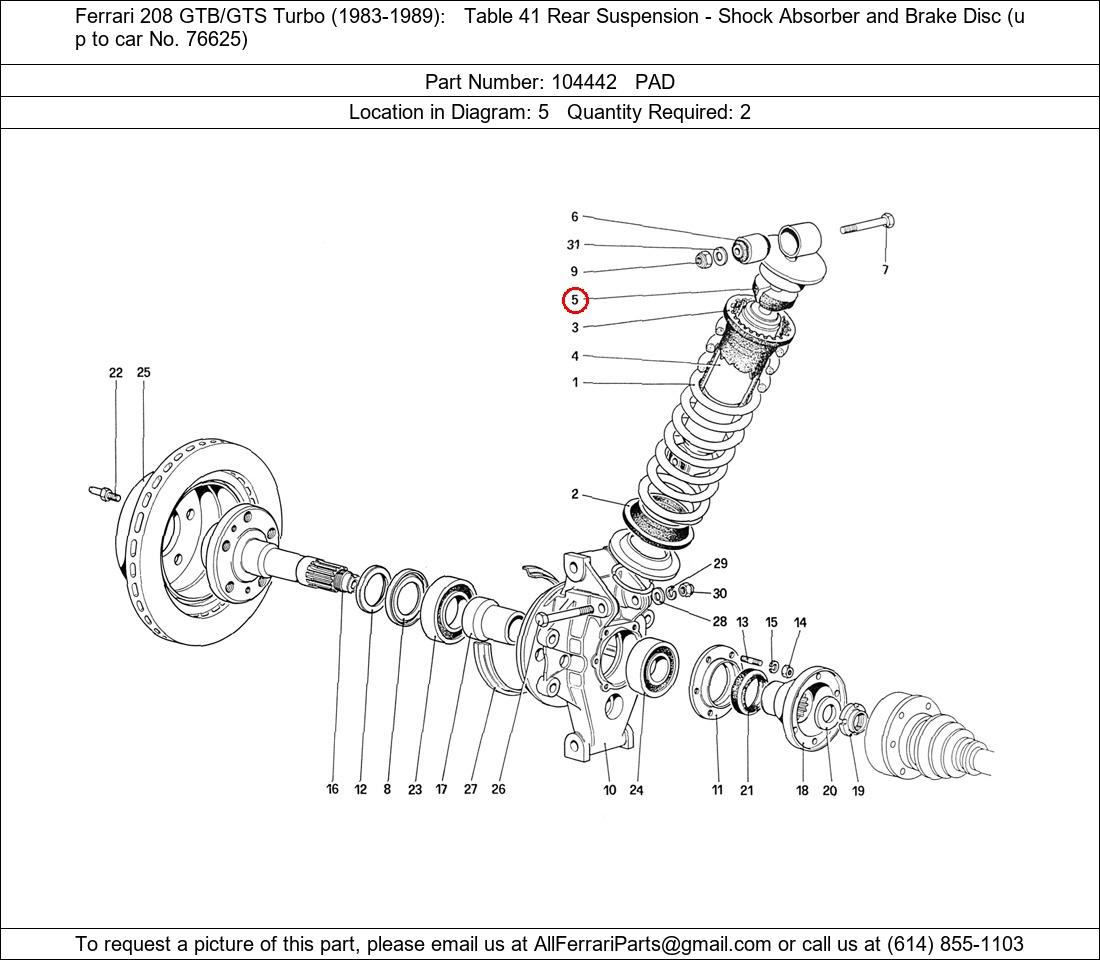 Ferrari Part 104442