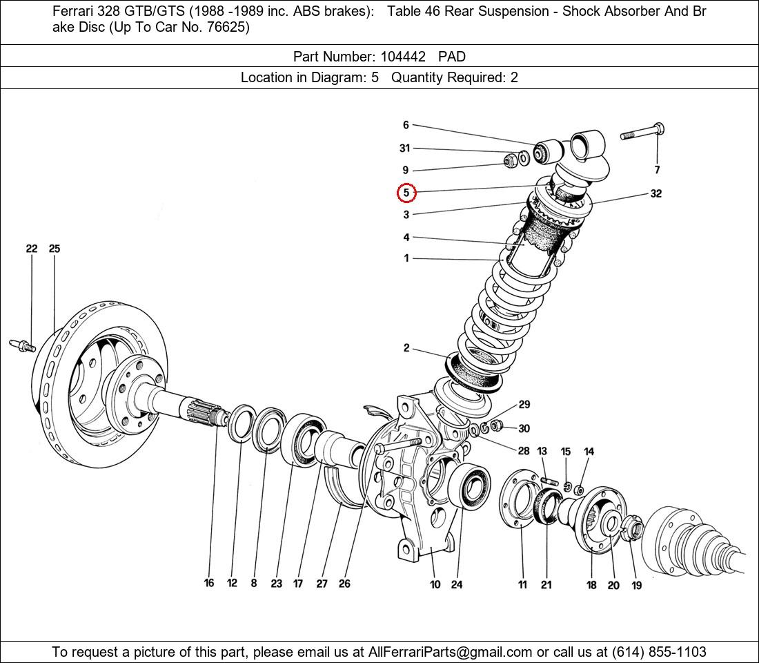 Ferrari Part 104442