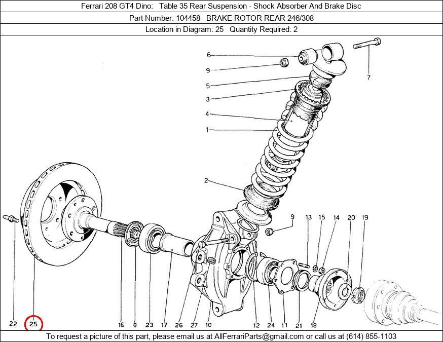 Ferrari Part 104458