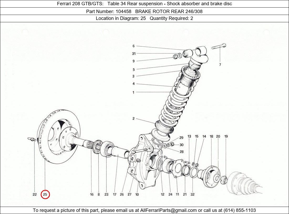 Ferrari Part 104458