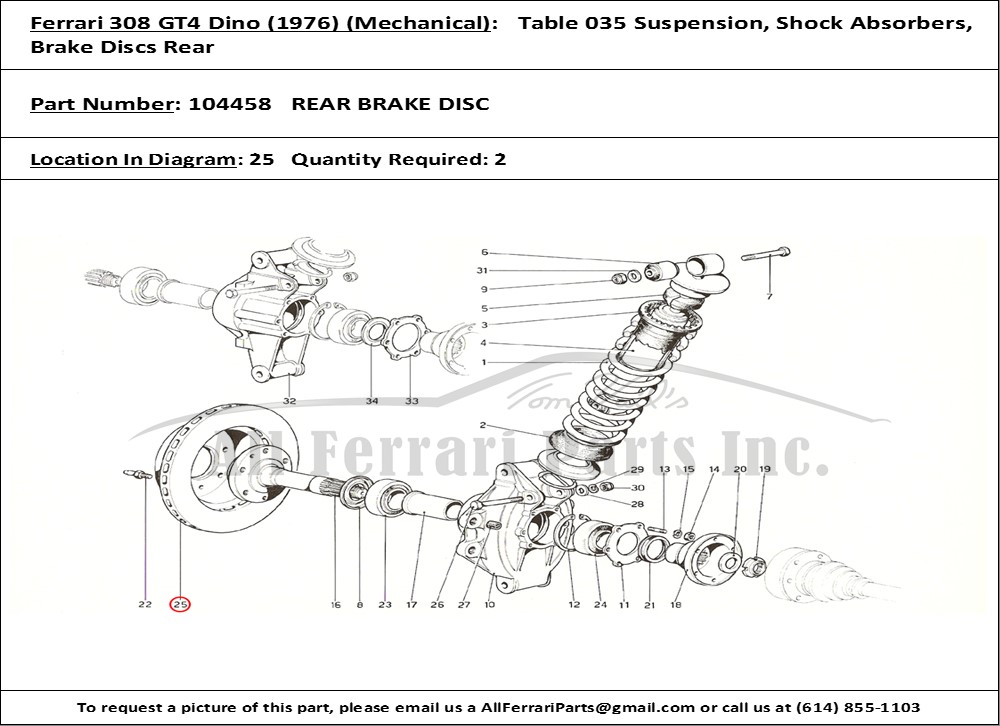 Ferrari Part 104458