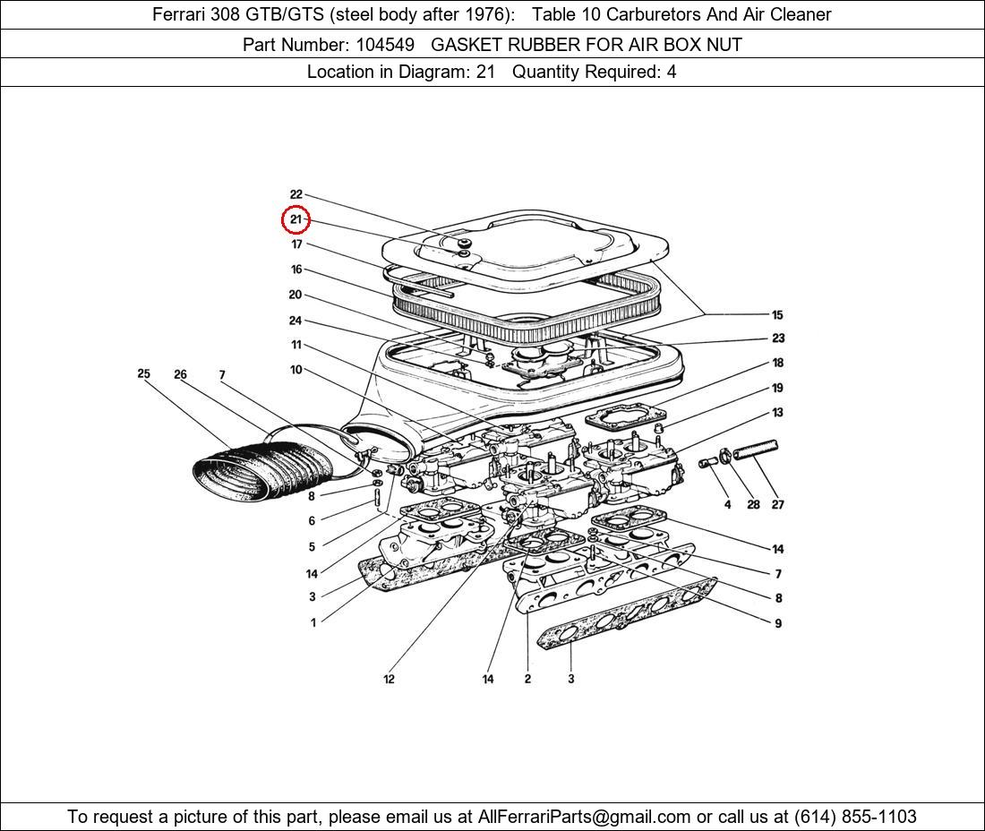 Ferrari Part 104549