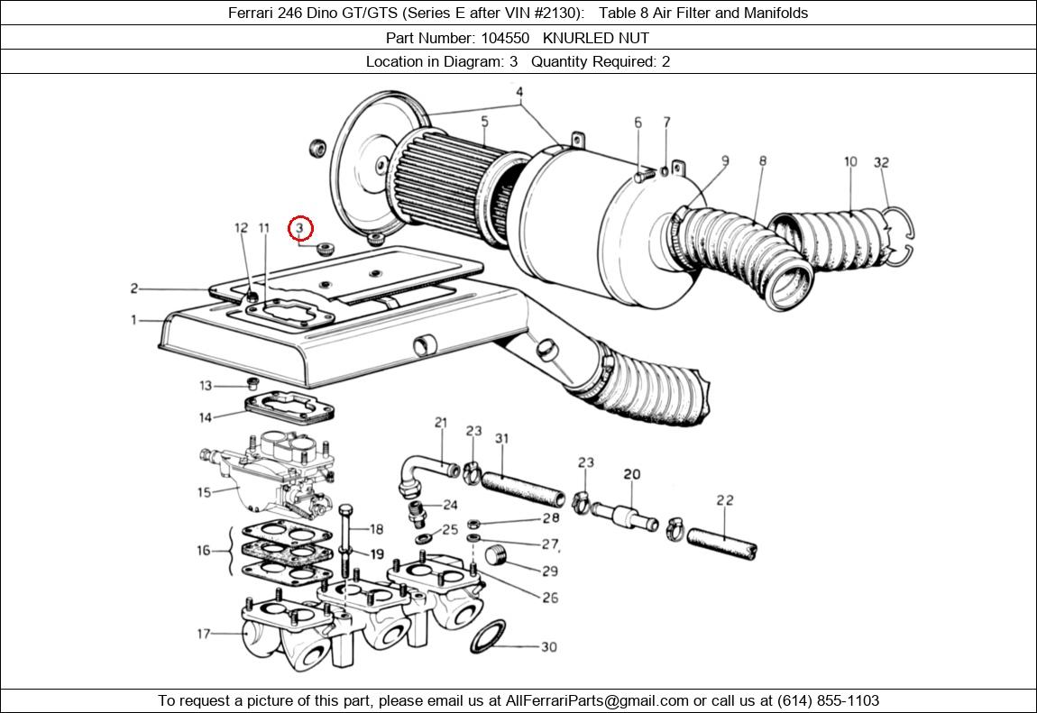 Ferrari Part 104550