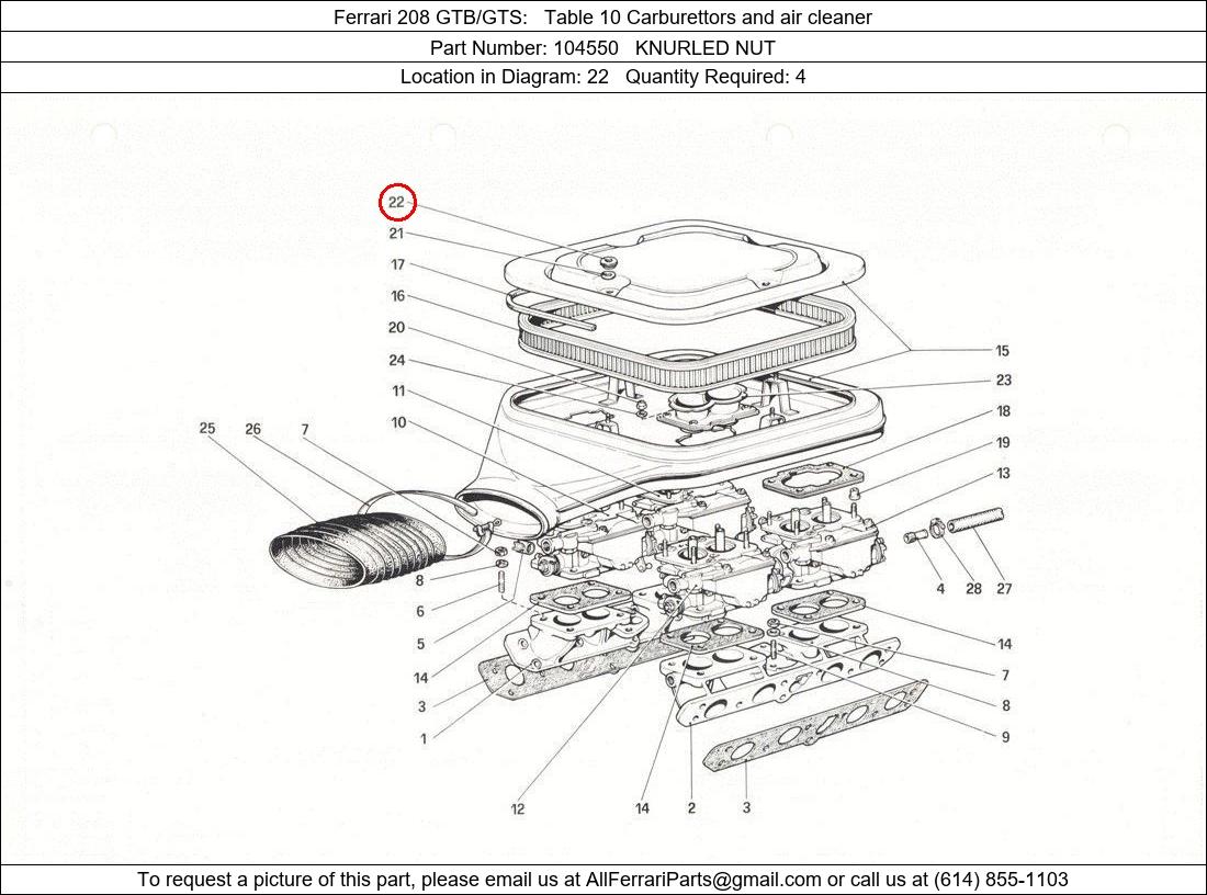 Ferrari Part 104550