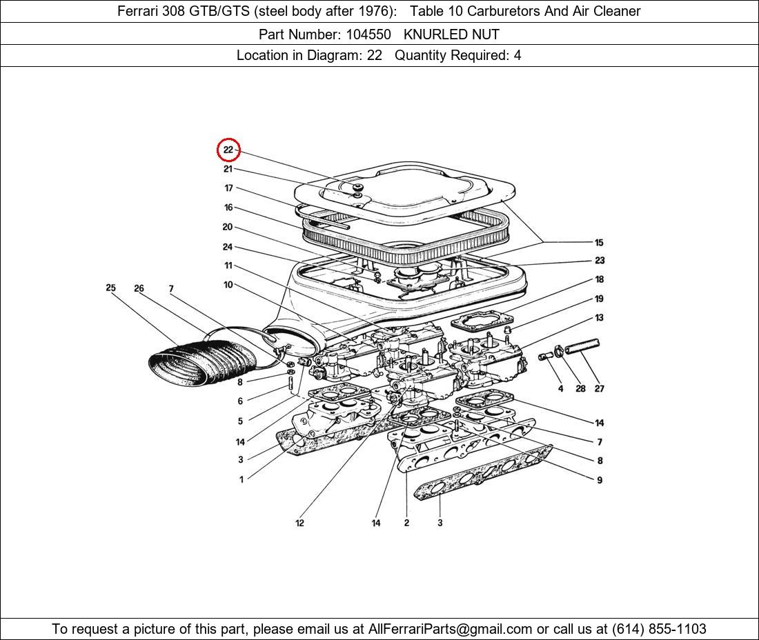 Ferrari Part 104550