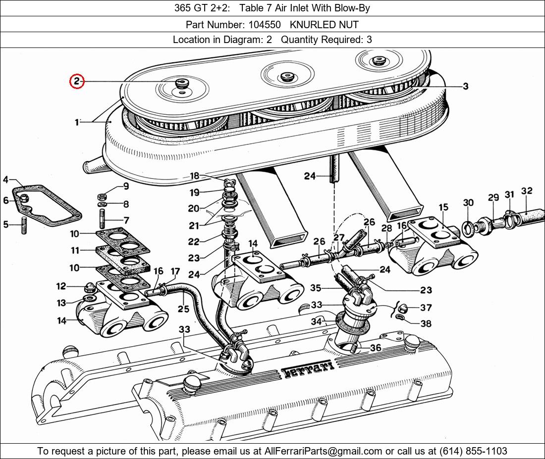 Ferrari Part 104550