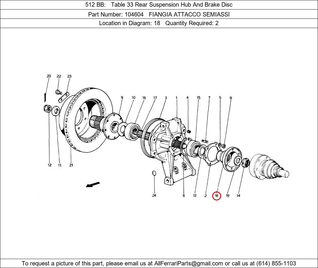 Ferrari Part 104604