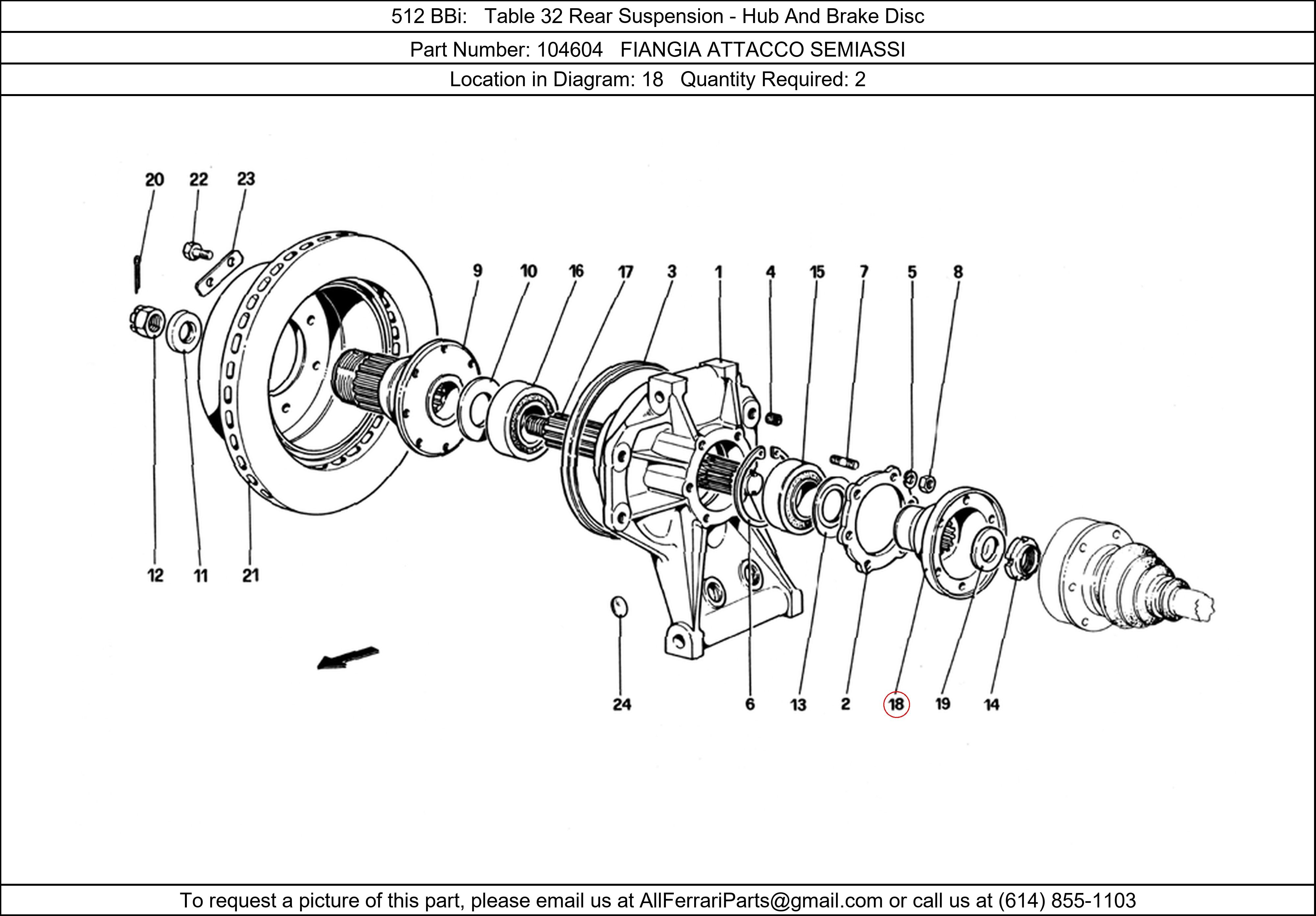 Ferrari Part 104604