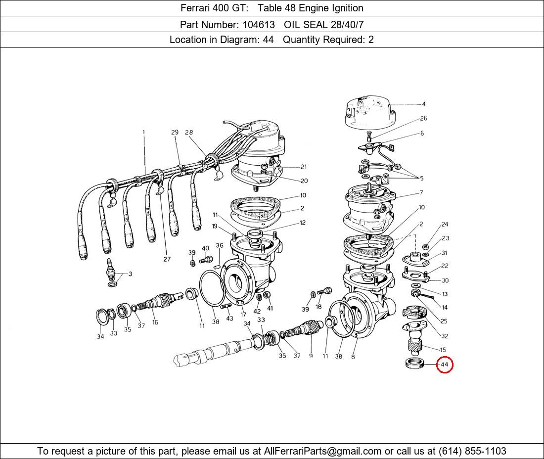 Ferrari Part 104613