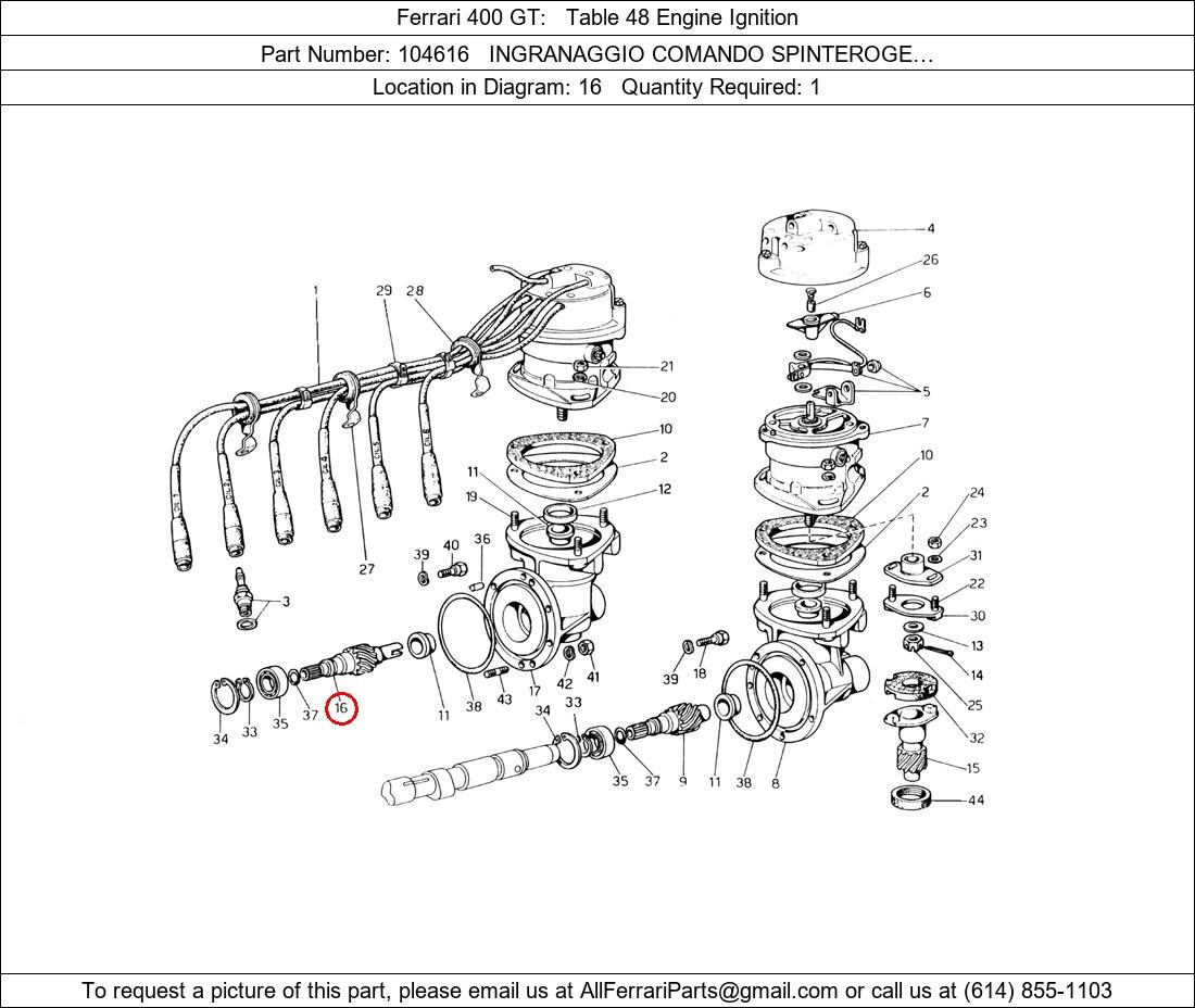 Ferrari Part 104616