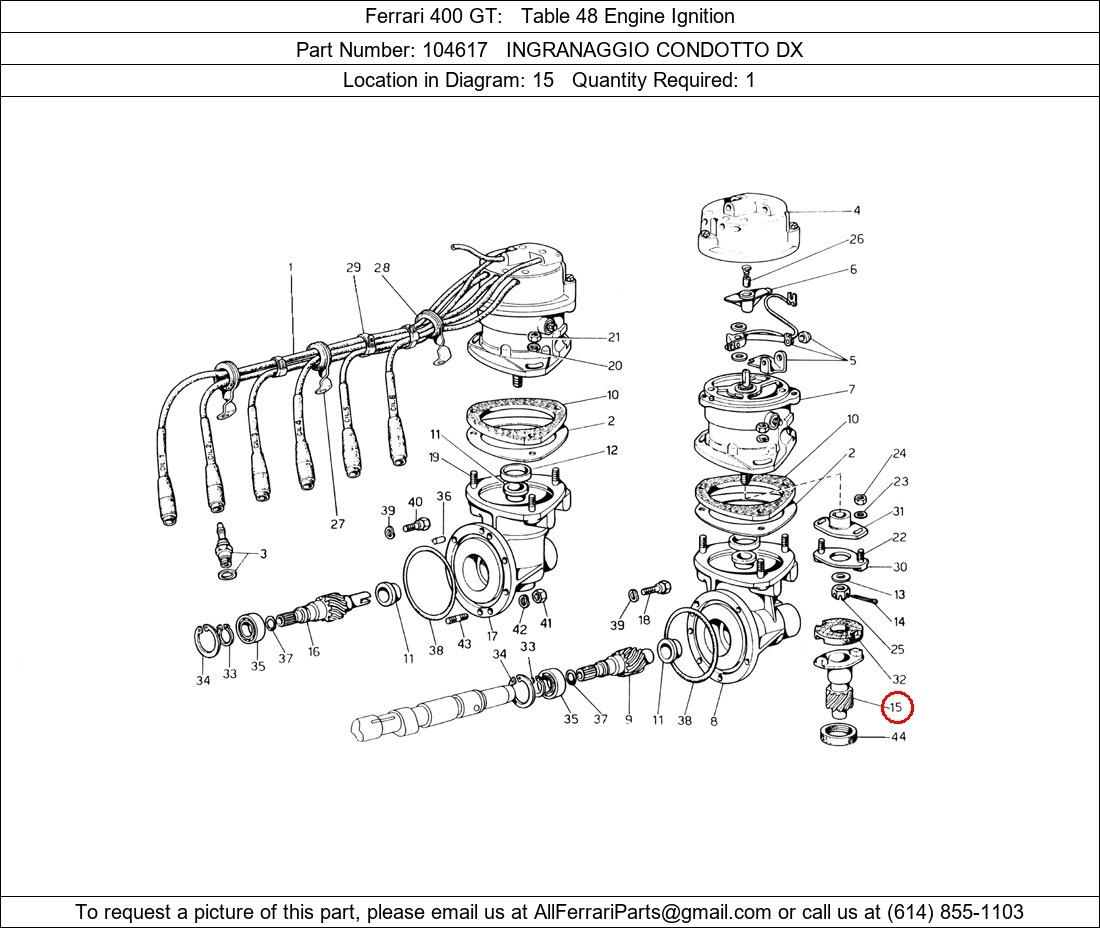 Ferrari Part 104617