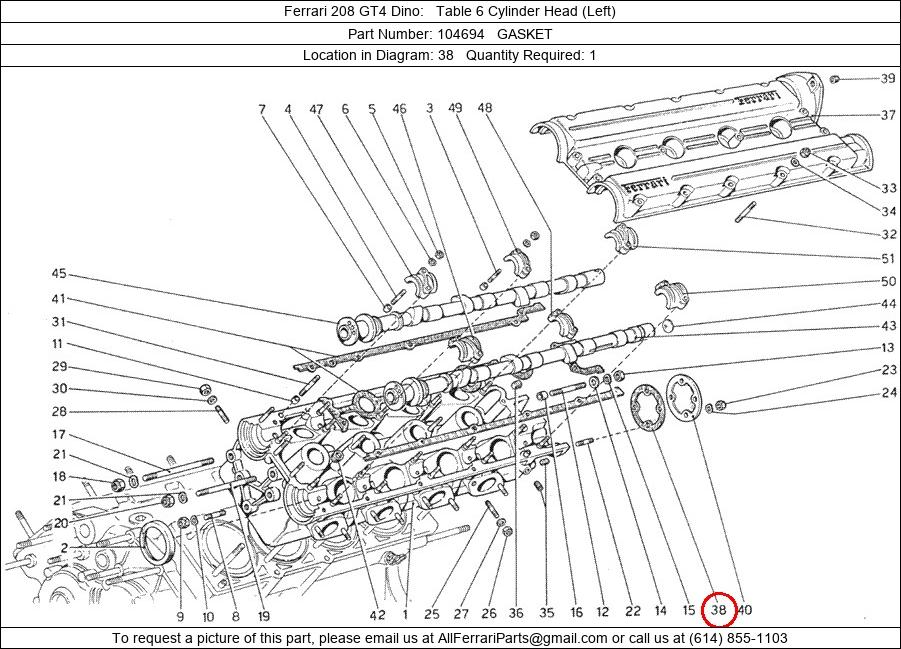 Ferrari Part 104694