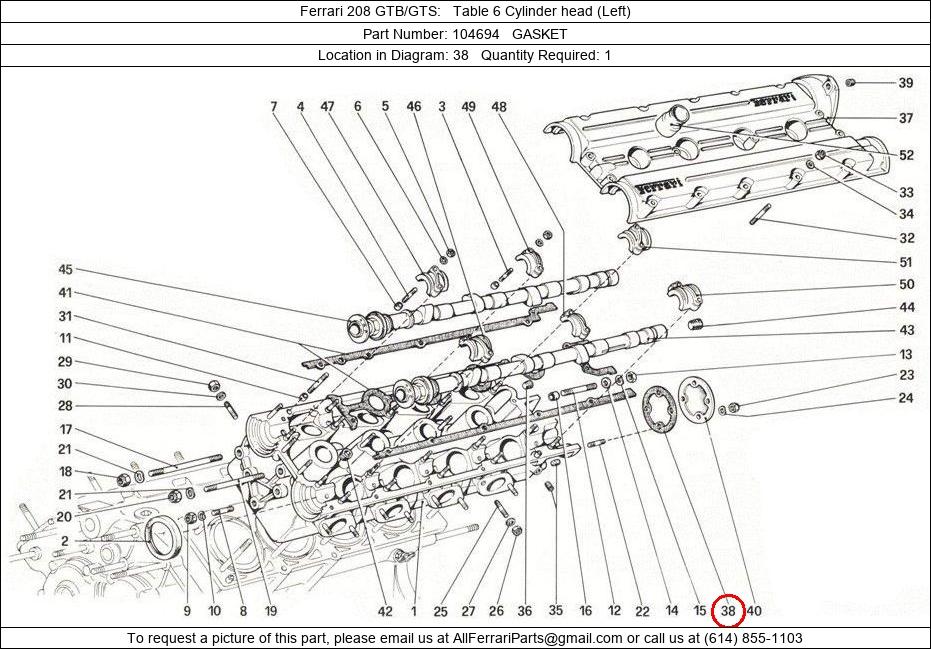 Ferrari Part 104694