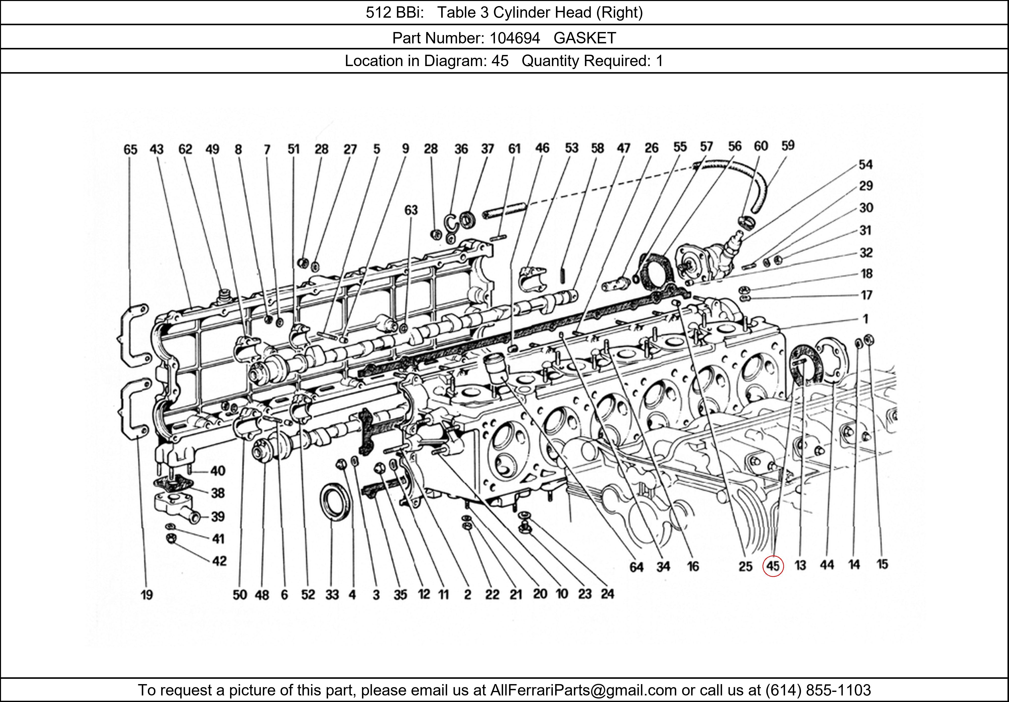 Ferrari Part 104694