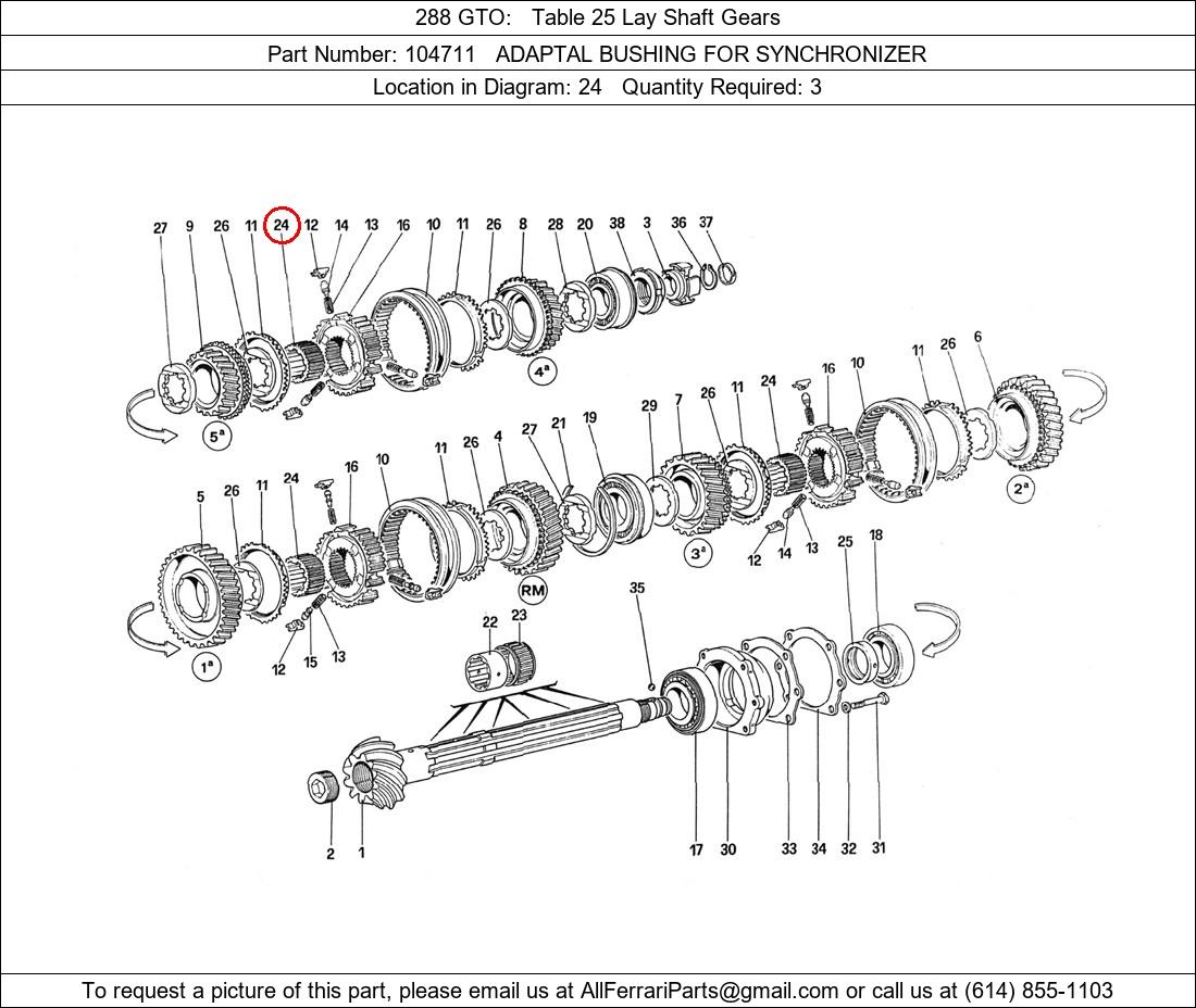 Ferrari Part 104711