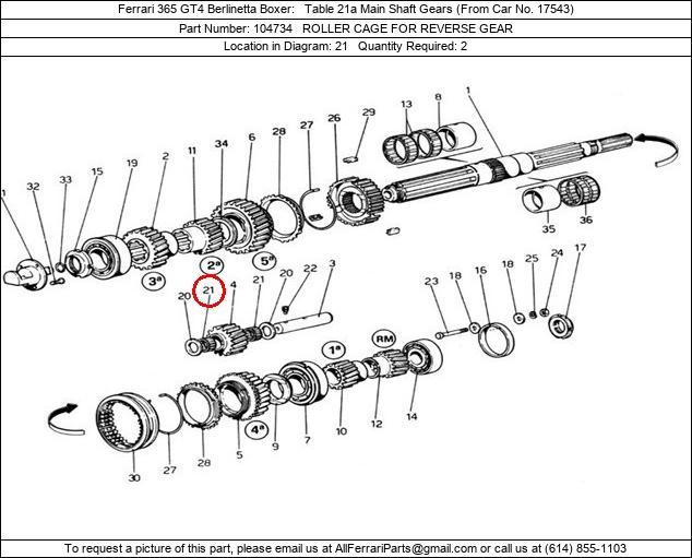 Ferrari Part 104734