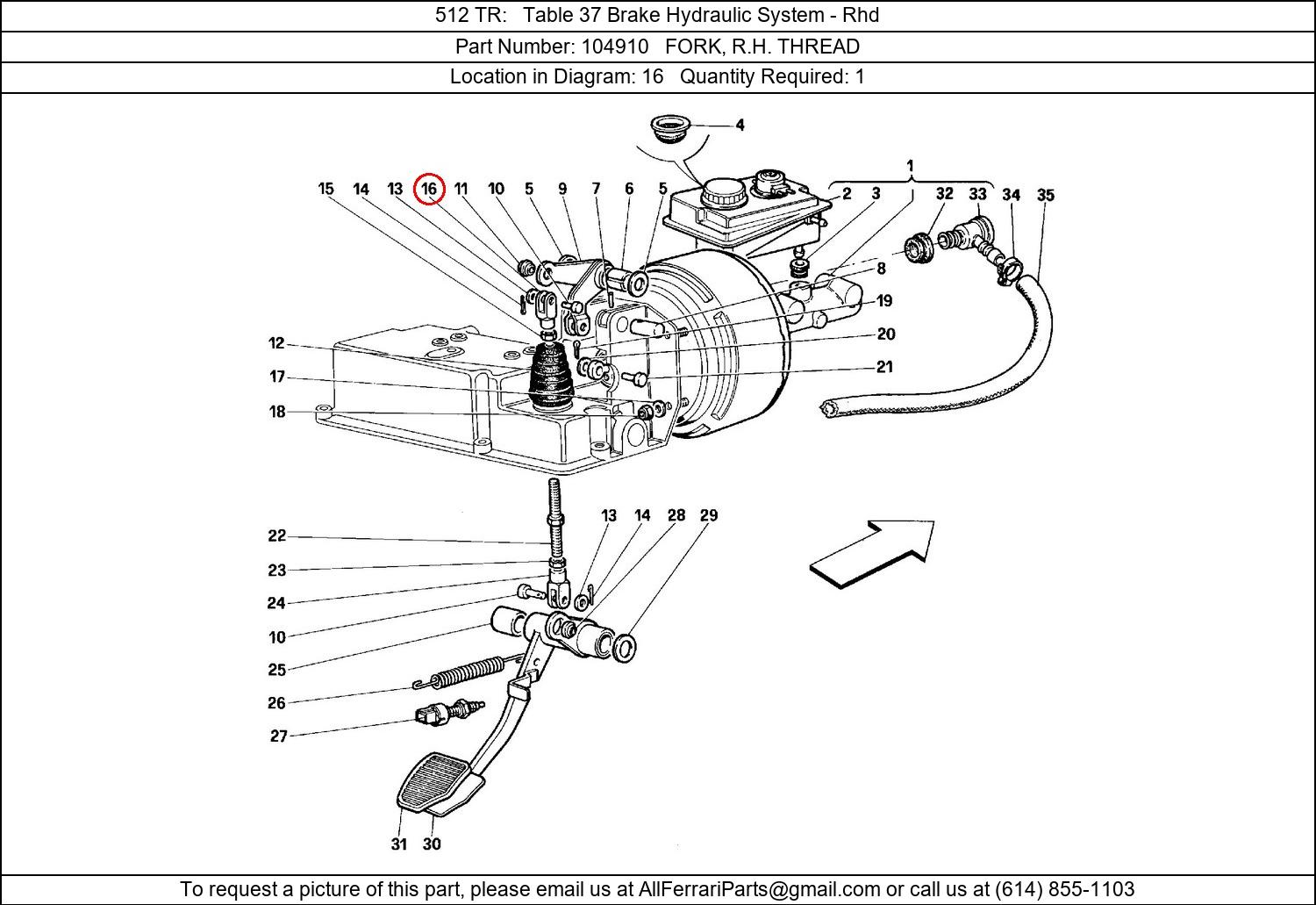 Ferrari Part 104910