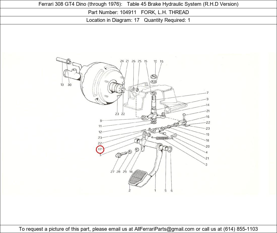 Ferrari Part 104911