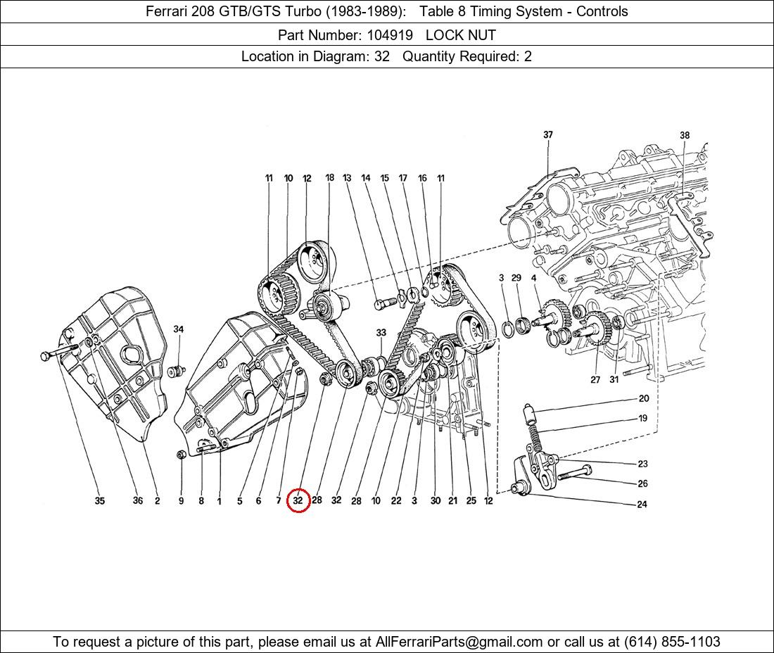 Ferrari Part 104919