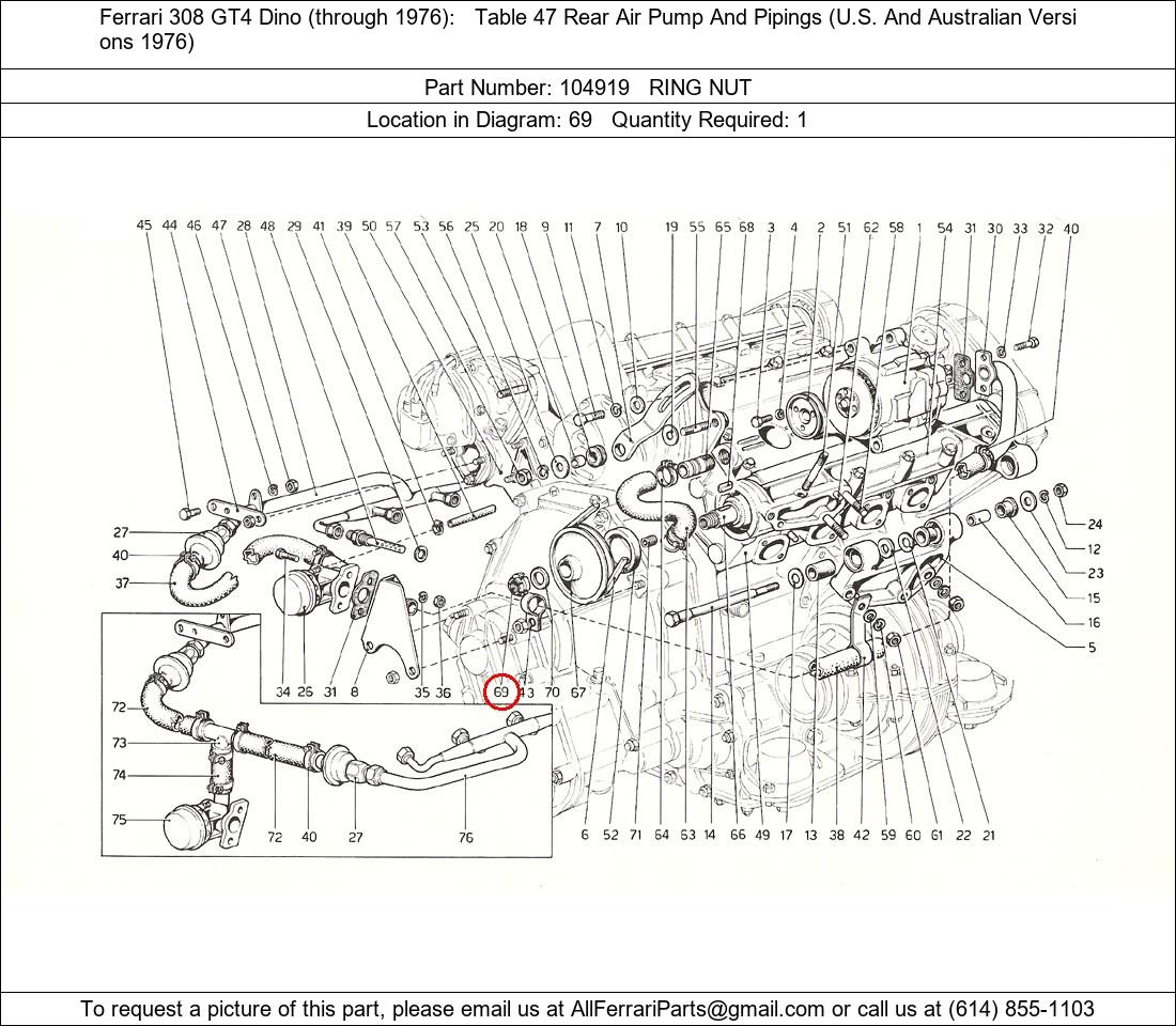 Ferrari Part 104919