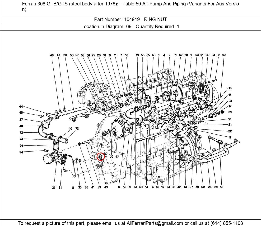 Ferrari Part 104919