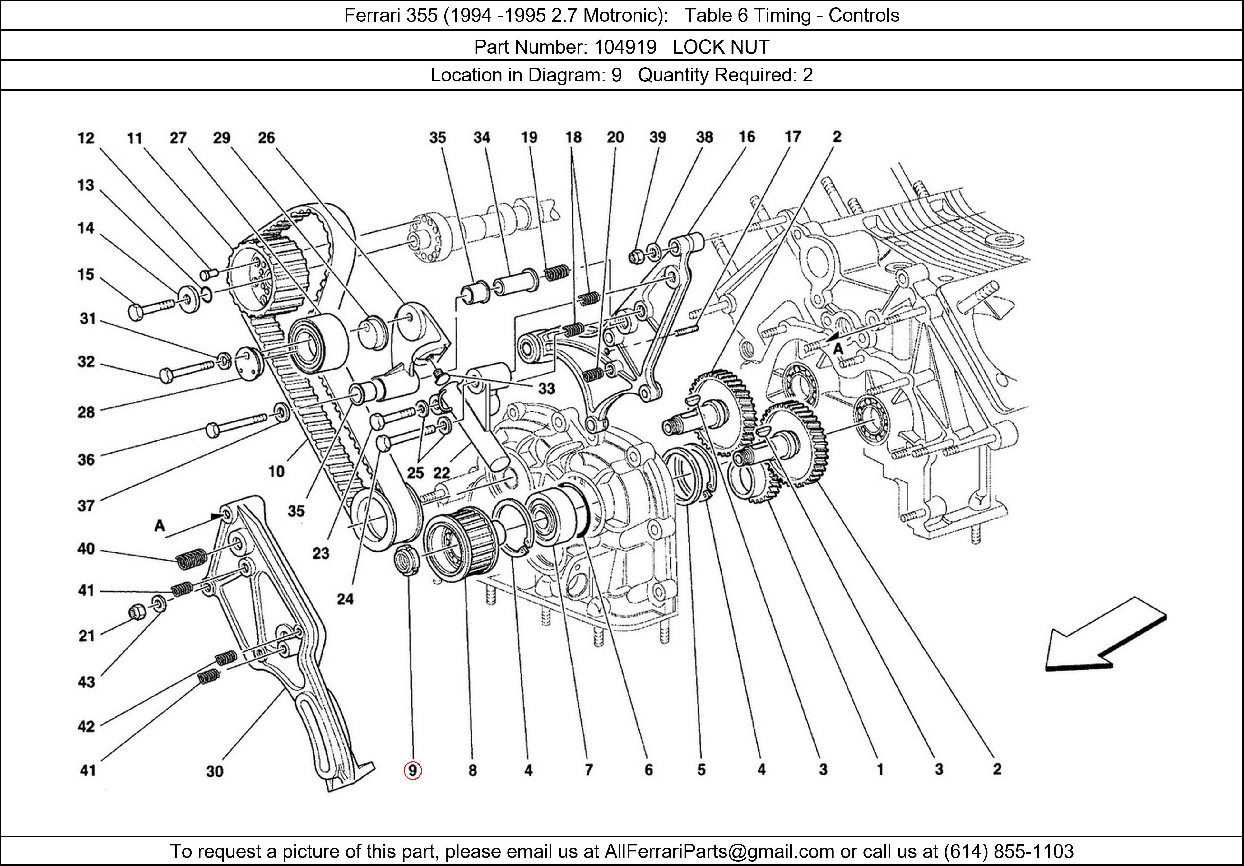 Ferrari Part 104919