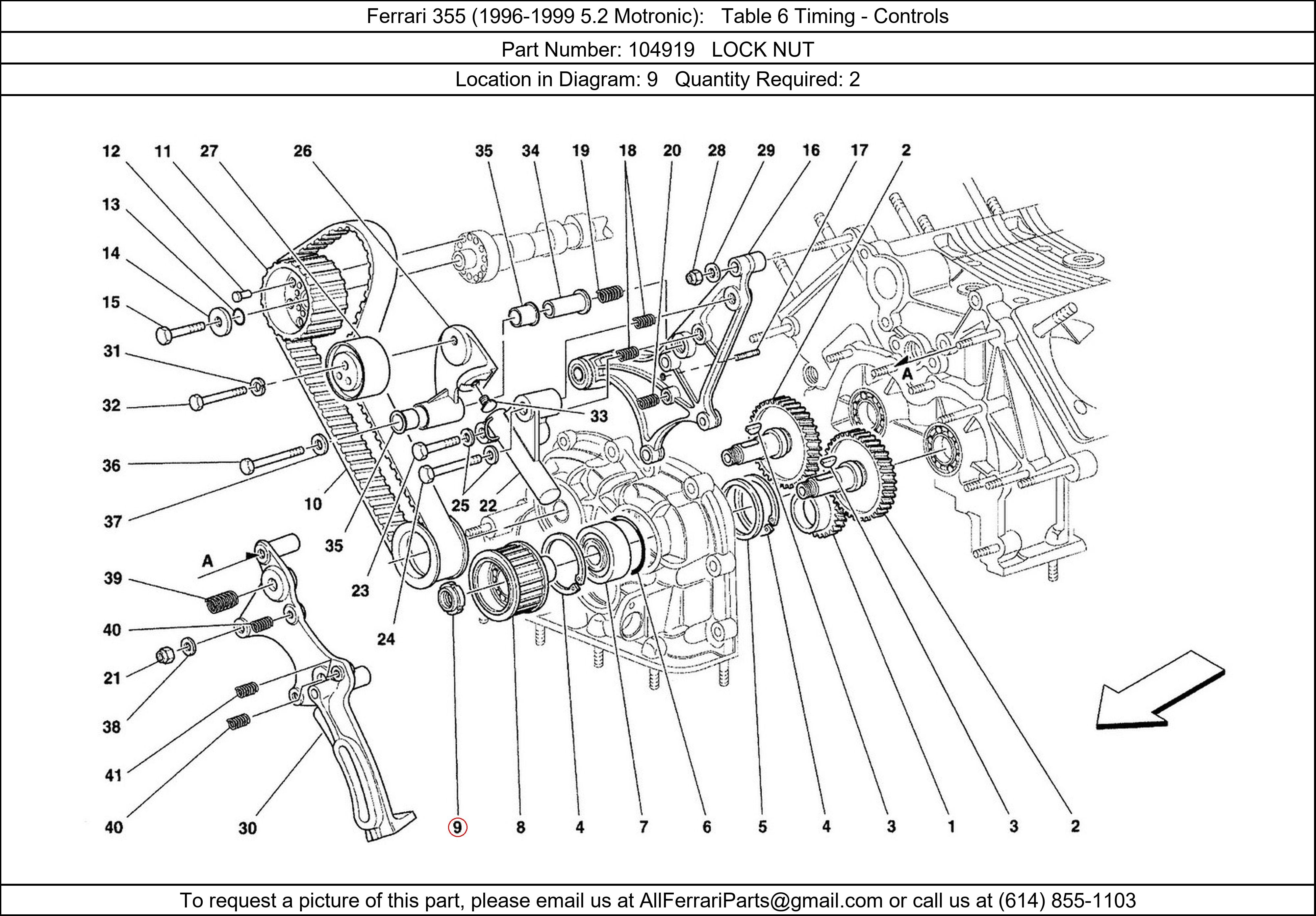 Ferrari Part 104919